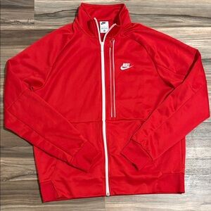 Nike Sportswear Tribute N98 Track Jacket Men's Size Large Red